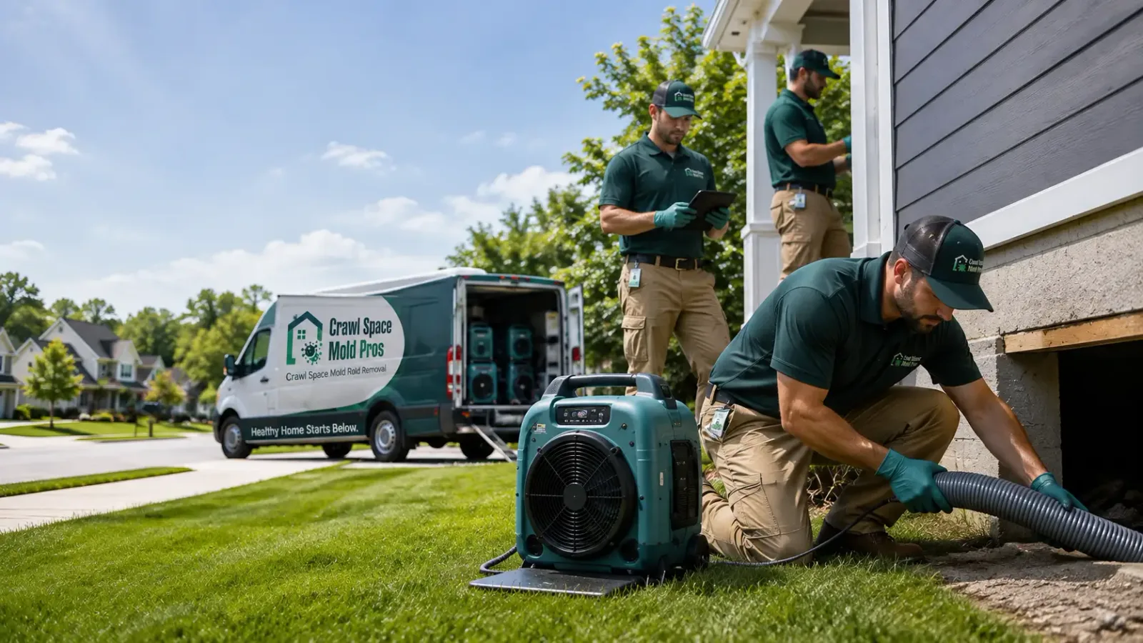 Crawl Space Mold Removal in Clarkston, WA
